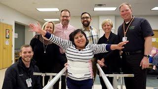 Josie Hull Stands Tall at Mary Free Bed