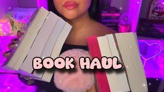 ASMR Book Haul  tapping - tracing - gripping book triggers 🫶