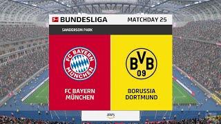 Bayern Munich vs Borussia Dortmund | Bundesliga Matchday 26 | Simulation