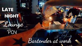 Late Night Lounge POV: GoPro Bartender | Whisky Sour | Old Fashioned | Moscow Mule