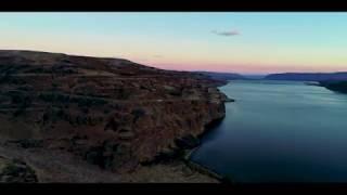 Aerial Drone Over Canyon-Vantage Sunny Hills WA