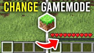 How To Change Gamemode In Minecraft - FUll Guide