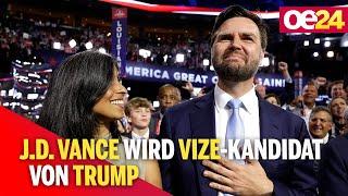 J.D. Vance wird Vize-Kandidat von Trump