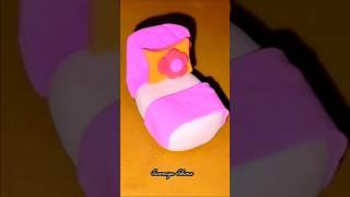 How To Make Miniature Furniture With Clay #shorts #art #clay #diy #youtubeshorts