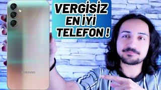 VERGİSİZ EN İYİ TELEFONU ALDIM ! Samsung Galaxy A24 İnceleme