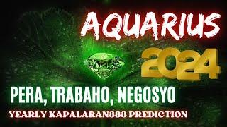 DOBLENG SUCCESS ANG DARATING ️ AQUARIUS  TIMELESS YEARLY 2024 MONEY/CAREER TAGALOG #KAPALARAN888