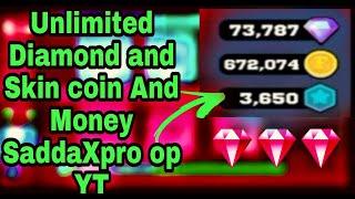 Unlimited Money And Diamond Unlimited Skin coin ||Part-26 || SaddaXpro op YT || Frag hack is here