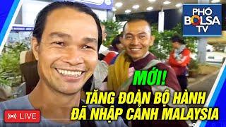 Sư Minh Tuệ và đoàn bộ hành đã nhập cảnh Malaysia an toàn