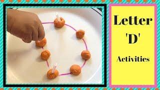 Letter D Activities for Toddlers & Preschoolers| Alphabet Learning Activities for 1-3 yr old kids