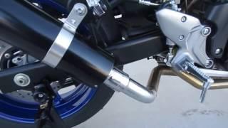 2017 SV 650 Holeshot 14" black  Slip-on walk around Part 13