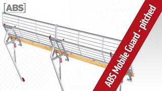 Product-video Pitched roof guardrail ABS Mobile Guard - pitched