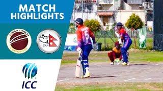 Qatar v Nepal - Match Highlights | ICC T20 World Cup Asia Qualifiers | ICC