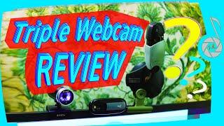 TRIPLE WEBCAM Comparison Review: | A4 Tech vs Logitech | With Sample Footage and Audio