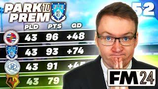 CRAZY CLOSE END TO THE SEASON - Park To Prem FM24 | Episode 52 | Football Manager 2024