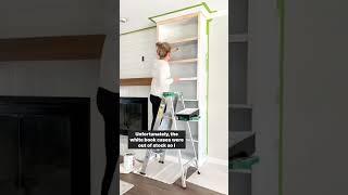 FIREPLACE BUILT-IN IKEA HACK! 