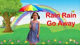 Rain Rain Go Away Song | Nursery Rhyme with Action | KINDERGARDEN RHYME