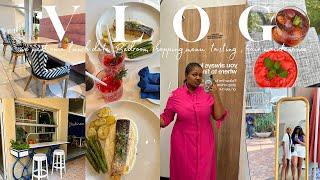 VLOG : we went on a date , errand +Shopping , hair maintenance and menu tasting .