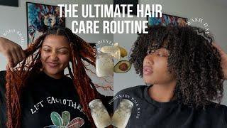 THE ULTIMATE HAIRCARE ROUTINE | homemade hair mask + trimming hair + tips + MORE!