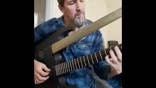 Bumblefoot playing through solo for next instrumental guitar album..