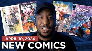 NEW COMIC BOOK DAY 4/10/24 | UNCANNY VALLEY #1, HERCULES #1, ULTIMATE X-MEN #2 | M.D. BRIGHT TRIBUTE