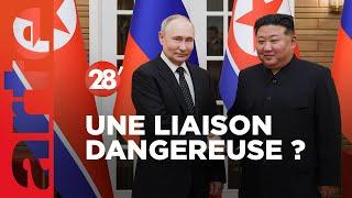 Poutine rencontre Kim Jong-un en Corée du Nord : une liaison dangereuse ? - 28 Minutes - ARTE