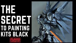 How to Paint Gunpla Kits Black