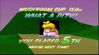 Mario Kart (SNES, N64, GBA, Wii) - Compilation of 4th Place (or Lower) Endings