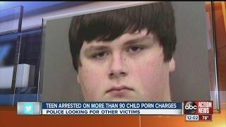 Plant City teen faces 106 charges in child porn case