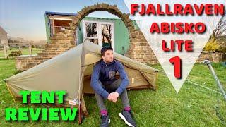 FJALLRAVEN Abisko Lite 1 TENT REVIEW Lightweight One Man Person Backpacking WILD CAMPING UK Best Kit
