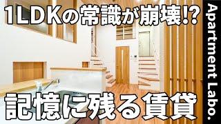 驚愕の賃貸アパート！？玄関ロフトや快適な床下空間のあるお部屋【1LDKで一人暮らし】