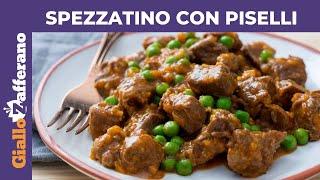 SPEZZATINO CON PISELLI - Ricetta facile