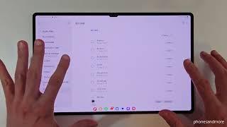 Samsung Galaxy Tab S9 (Plus/Ultra): How to transfer data from internal storage to micro SD card?