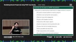 Revitalizing Student Projects by using FOSS: Case Studies | Mohit P. Tahiliani | IndiaFOSS 3.0