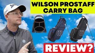 Wilson Pro Staff Carry Bag - Review - Solid, comfortable to carry and a great price.