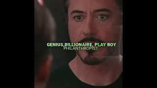 IRON-MAN GENIUS BILLIONAIRE PLAY BOY PHILANTHROPIST FOLLOW FOR MORE