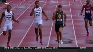 MICHAEL NORMAN 43.61  - Men's 400m Final  NCAA Outdoor Championships Eugene 2018