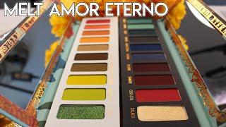 WORTH IT? Melt Cosmetics Amor Eterno Palettes ️ Swatches, Dupes, Tutorial, Review | GlitterFallout