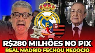 SAIU AGORA! FLORENTINO PÉREZ DECIDE ASSINAR CONTRATO COM FLA TORCIDA VAI A LOUCURA NOTICIA FLAMENGO