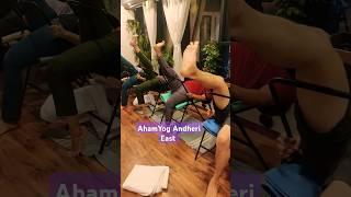 Chair Yoga #shorts Iyengar yoga #ahamyog