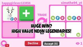 HUGE WIN! I GOT HIGH VALUE OUT OF GAME NEON LEGENDARIES For My ARCTIC REINDEER +WIN FOR NEON SHARK