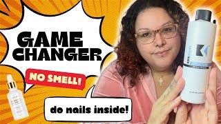 DO NAILS INSIDE YOUR HOME! NO MONOMER SMELL! Updated Odorless Kupa monomer review!