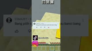 BANG TUTOR KE SURGA || Q&A Minecraft #Shorts