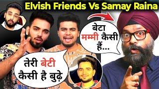 Elvish Yadav's Friends Lakshay & Archit Brutally Roast Samay Raina and Maheep Singh 