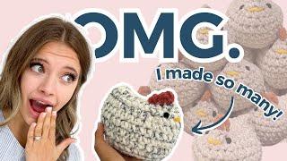 How much can I crochet in 5 days? Market Prep Challenge VLOG! OMG this is insane