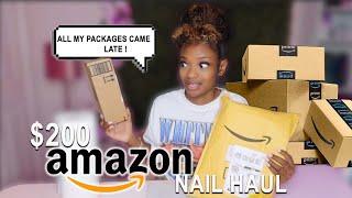 $200 Amazon nail haul!  | Beginner friendly | Giveaway !