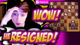 Daniil Dubov Plays Against IM who is Rated 3077 on chess24 | "Very Strong Guy"