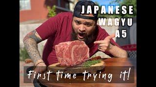 Japanese Wagyu A5 Ribeye  | Weber Kettle Grill