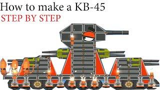 KB45| Super tank rumble | how to make a tank ( step  by step )