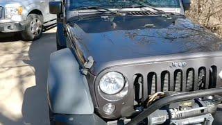 The notorious jeep wrangler and the infamous oil cooler housing!