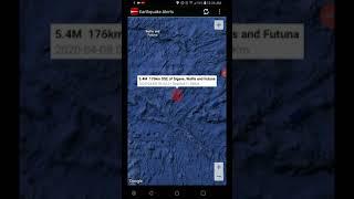 Strongest Earthquake of the Day: 4-8-20 Sigave, Wallis and Futuna